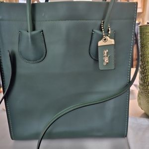 Green Coach Purse